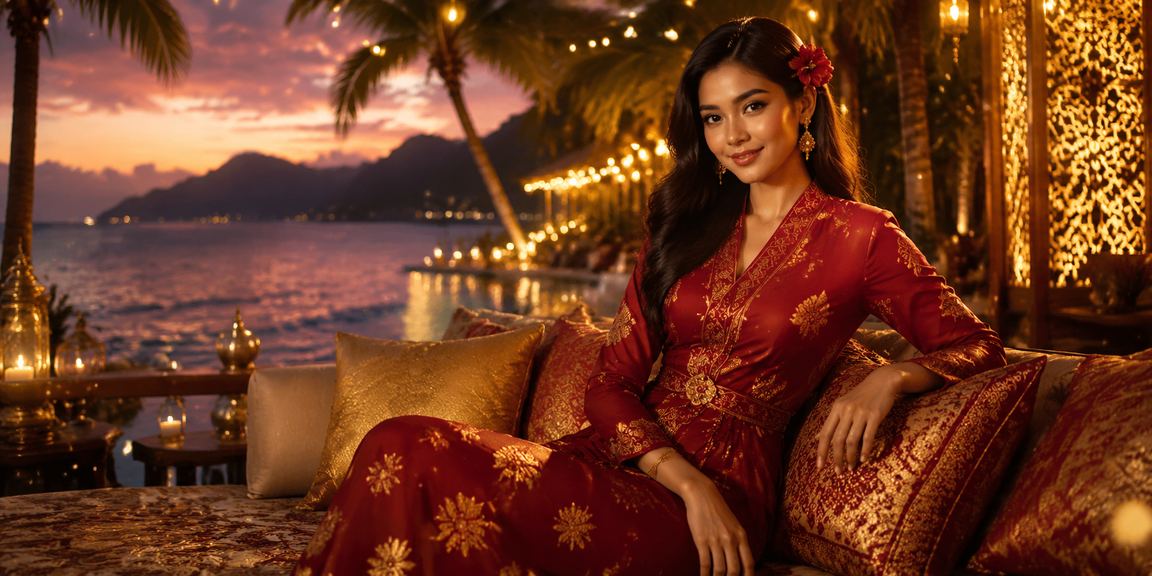 Hiburan kasino Hari Raya di Langkawi dengan suasana perayaan Melayu meriah
