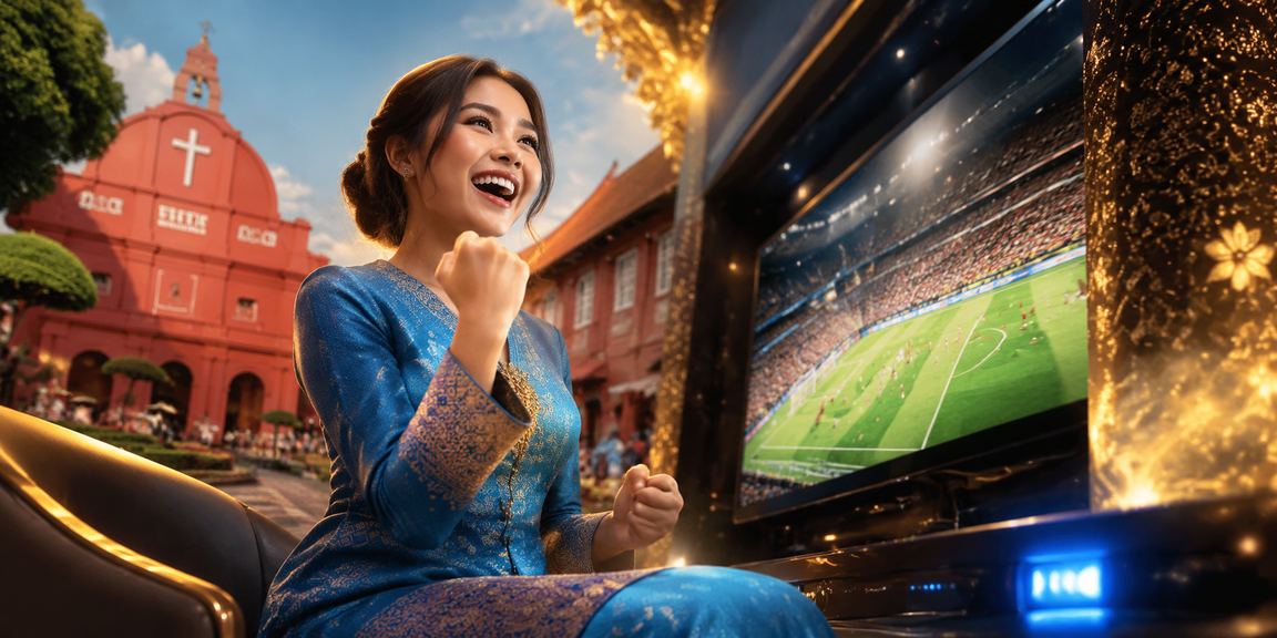 Proses deposit mudah di Melaka dengan pakaian baju kurung untuk platform sukan maya